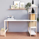 Bureau scandinave avec rangement 150/70cm