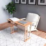 Table café Scandinave en Bois 100/40cm